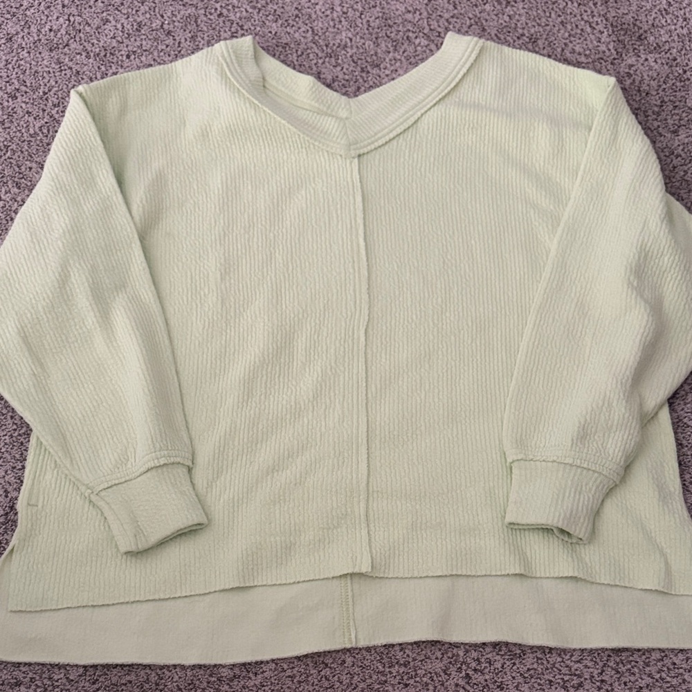 Aerie Soft Green Knit Top